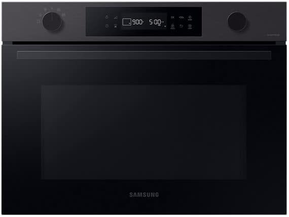 Four micro-ondes, acier inoxydable, Wi-Fi, 7 Mode, Samsung, Micro-ondes Solo 50l 900w Noir, NQ5B4513GBB, 40W, 1650W, éclairage LED, fonction vapeur