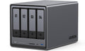 UGREEN Serveur, sans Disque, DXP4800 N100, NAS de Bureau 4 Baies, NASync DXP4800, processeur Intel N100 quadricœur, 8 Go de RAM DDR5, 32 Go eMMC