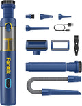 Fanttik 19000Pa Aspirateur, 80 000 tr/min, Charge Rapide USB-C 2, 5 Heures, Haute Puissance D'aspiration 19000Pa, portable, Bleu