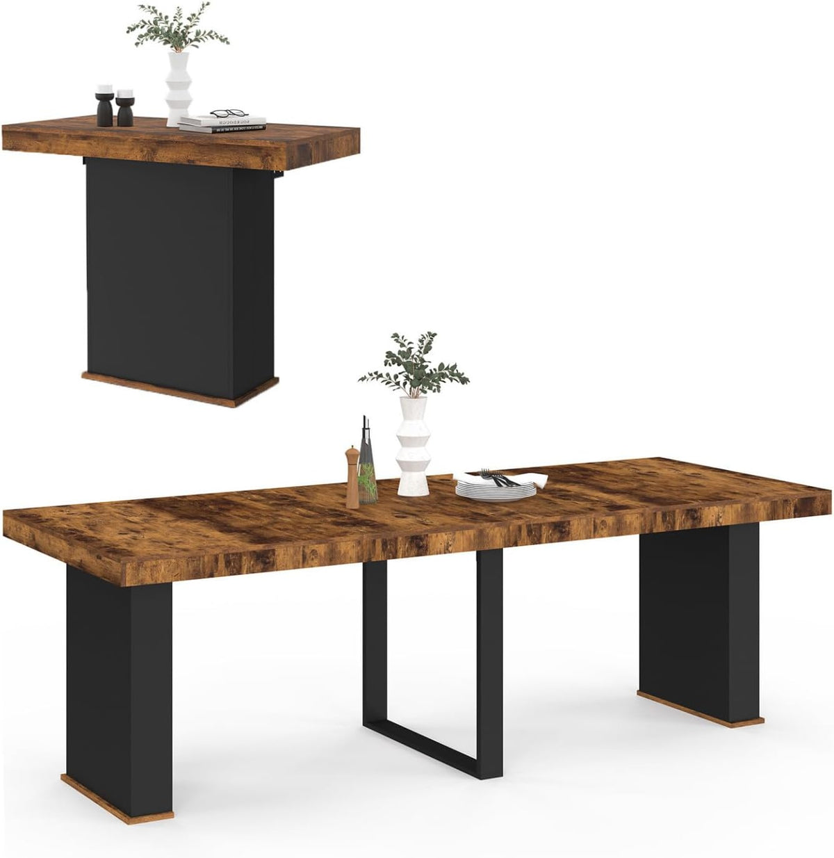 Console, 235 cm, IDMarket, 235 × 90 cm, 90 × 47 cm, 75 cm