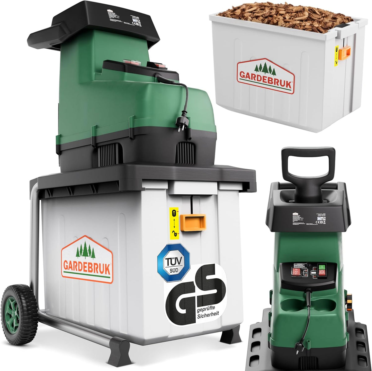 Gardebruk Broyeur, 3.100 W, 45 mm, 60 tr/min, 3100 W, 2800 W