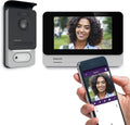 Interphone, 7 pouces, Wi-Fi, PHILIPS, WelcomeEye Connect 2, Visiophone Filaire 2 Fils, Écran Tactile 7', commande tactile