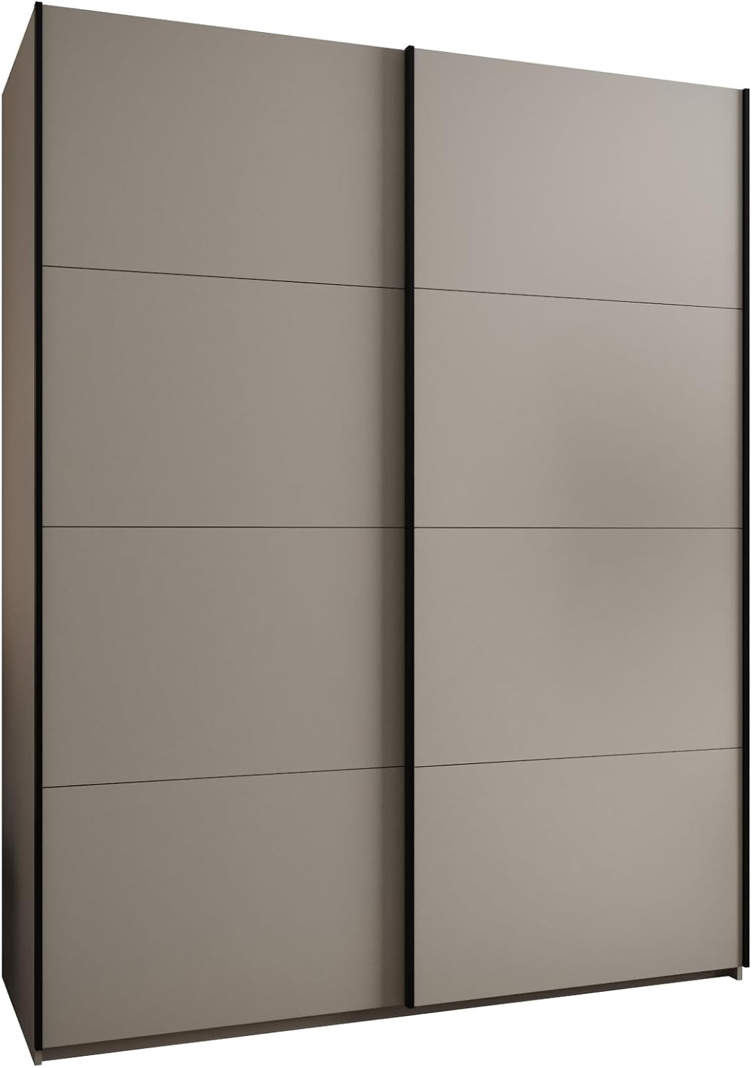 Armoire, 16 mm, pour Salon, ABIKSMEBLE, 0, 5 mm, 245, 5 cm, 200 cm, 64 cm, Système Coulissant HETTICH Topline L, 245, 5 × 200 × 64cm, 2 Portes