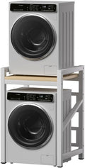 Meuble de rangement, 73 × 63 × 105cm, réglable, ACLFF, 300kg, Capacité de Charge 300kg, Meuble Machine à Laver Réglables