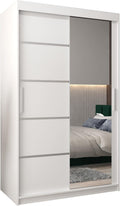 Armoire, Dressing Chambre Adulte, ABIKSMEBLE, 0, 5 mm, 200 cm, 62 cm, 2 Portes, 5 étagères, Penderie Vetement Dressing, Garde Robe, Closet, 16 mm