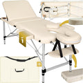 Table de massage, pliable, tectake, 3 Zones, réglable, portable, 5 cm