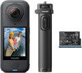 Insta360 Caméra embarquées, Légère 165 g, X4 Air Pack Voyage Noir Graphite, portable