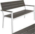 Banc tectake, Mobilier de Jardin pour Amenagement Balcon Terrasse Veranda Pergola