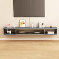 Meuble TV Zhixubah 39in, 1, 8 cm, télécommande, 100 120 140 160 180cm, 100cm, Length 100cm/39in, Gris