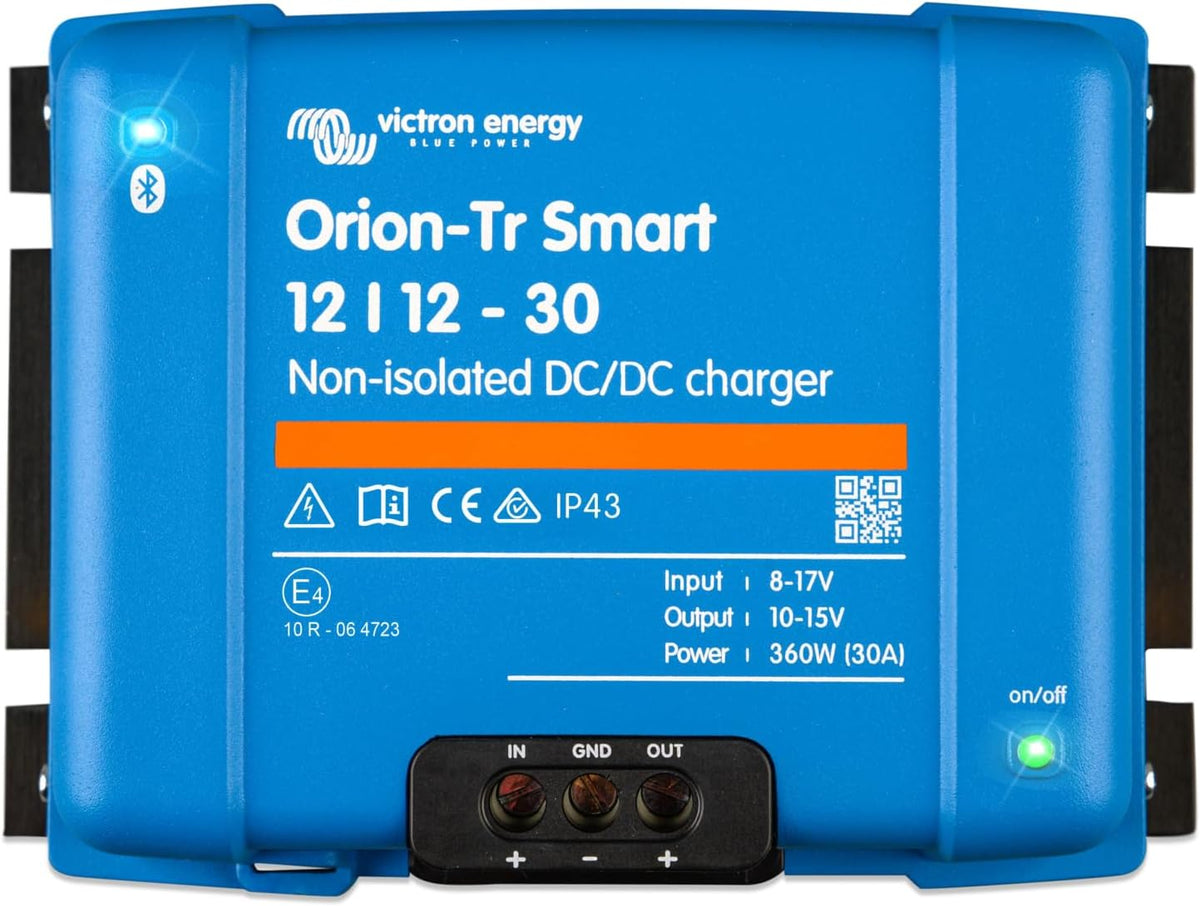 Victron Energy Chargeur de batterie, 360 W, Bluetooth, 3 niveaux, Orion-TR Smart 12/12-Volt 30 A 360 W CC-CC Chargeur Non Isolé