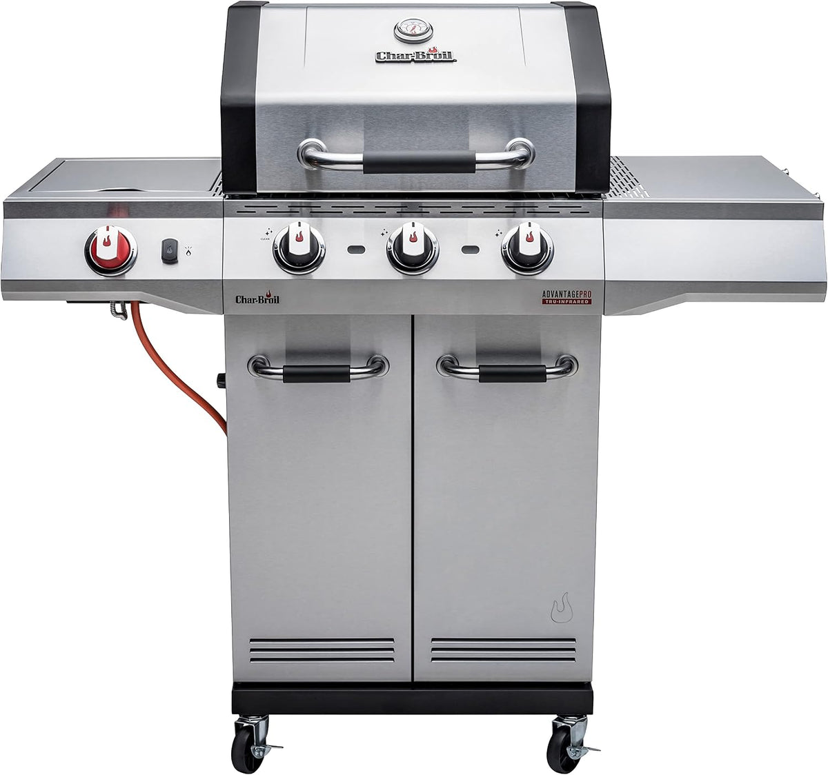 Barbecue à gaz, 900°C, acier inoxydable, Charbroil, 4 brûleurs