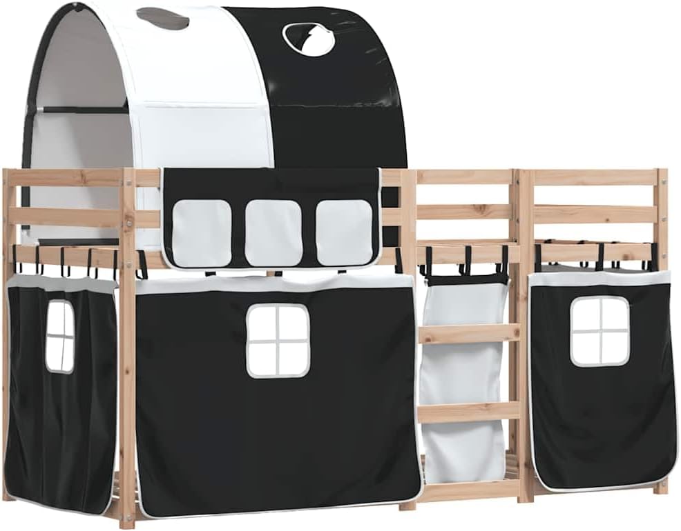 Lit vidaXL 90x190, 90 × 190 cm, 195, 5 × 95, 5 × 112 cm, 100 × 75 cm, 60 × 75 cm, 34 × 75 cm, 80 × 43 cm, 85 × 76 cm, 211 × 94 cm, 11 cm