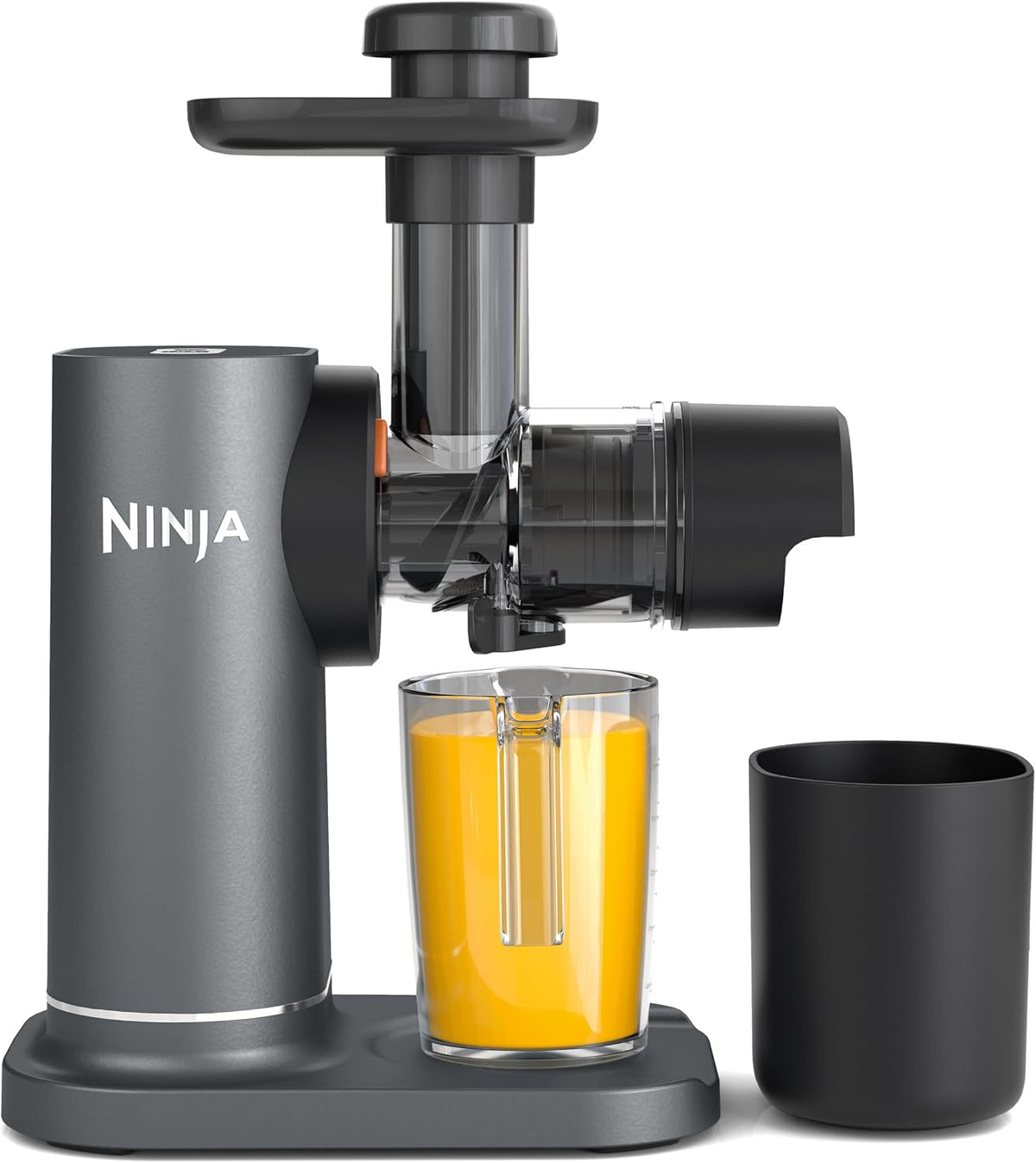 Extracteur de jus à vis simple, 700 ml, NINJA, 1, 1 l, 40, 46 cm, 18, 16 cm, 30, 75 cm, 700ml, carafe de 700ml, Gris