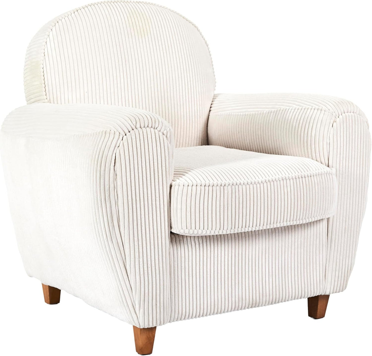 89 × 84 × 82 cm, 43 cm, Hauteur Assise 43 cm, Softness, Mobilier, Beige, Fauteuil, HOME DECO FACTORY