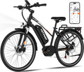HITWAY Vélo, E-Bike pour Hommes et Femmes avec Batterie 36 V 13 Ah, 250 W, 7 Vitesses, 1850 mm, 615 mm, 1210 mm, Moteur arrière/Central de 250 W