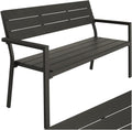 Banc tectake, Mobilier pour Amenagement Balcon Terrasse Veranda Pergola
