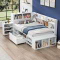 Lit, sans Matelas, 90 × 190 cm, Zepneiy, 3 cm, Crade de Blanc