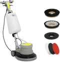 Ulsonix Nettoyant sol, 1 100 W, pliable, 154 tr/min, 43, 2 cm, 17 pouces, 1100 W, Monobrosse Professionnelle 1 100 W, réservoir d'eau