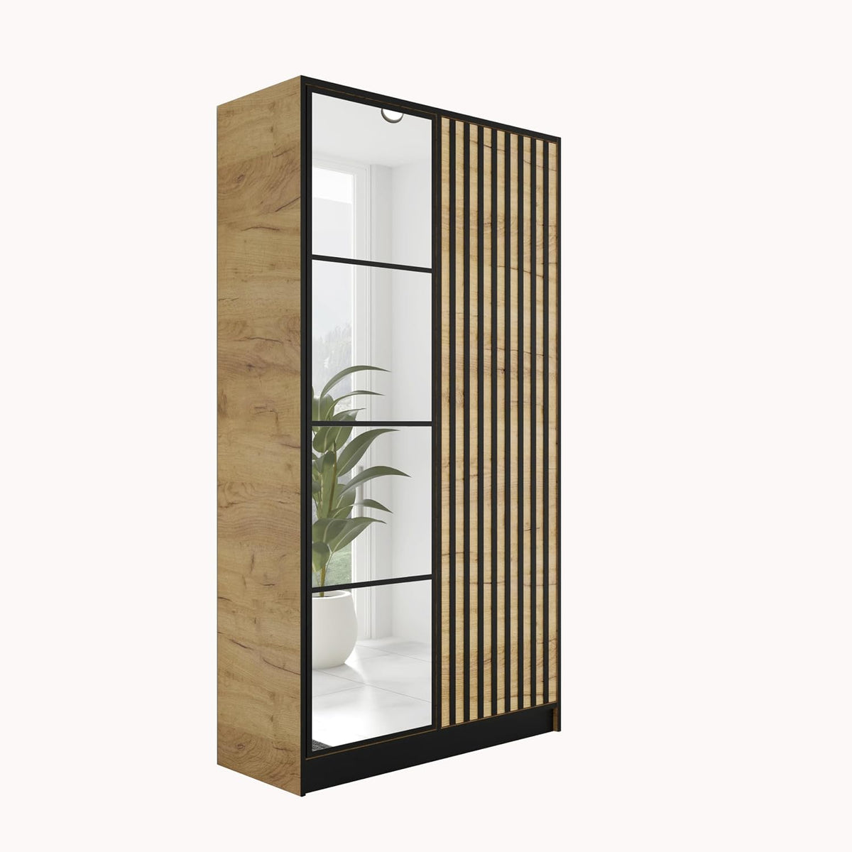 Armoire KIER FURNITURE 8x205x39, 104, 8 × 205 × 39 cm, 16 mm, Eden