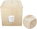 Toilette, 19 mm, livré monté avec Seau 20L Plastique, Mes Toilettes Sèches, portable, Bord Droit, Fabrication Française