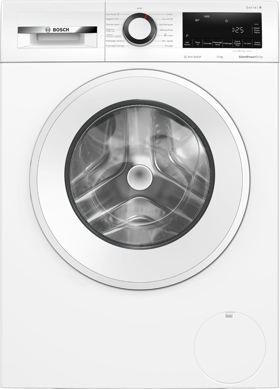 Bosch WGG244Z3FR Lave-linge, 84, 5 × 59, 8 × 58, 8 cm, WGG244Z3FR Série 6, pose-libre, Défroissage Iron Assist
