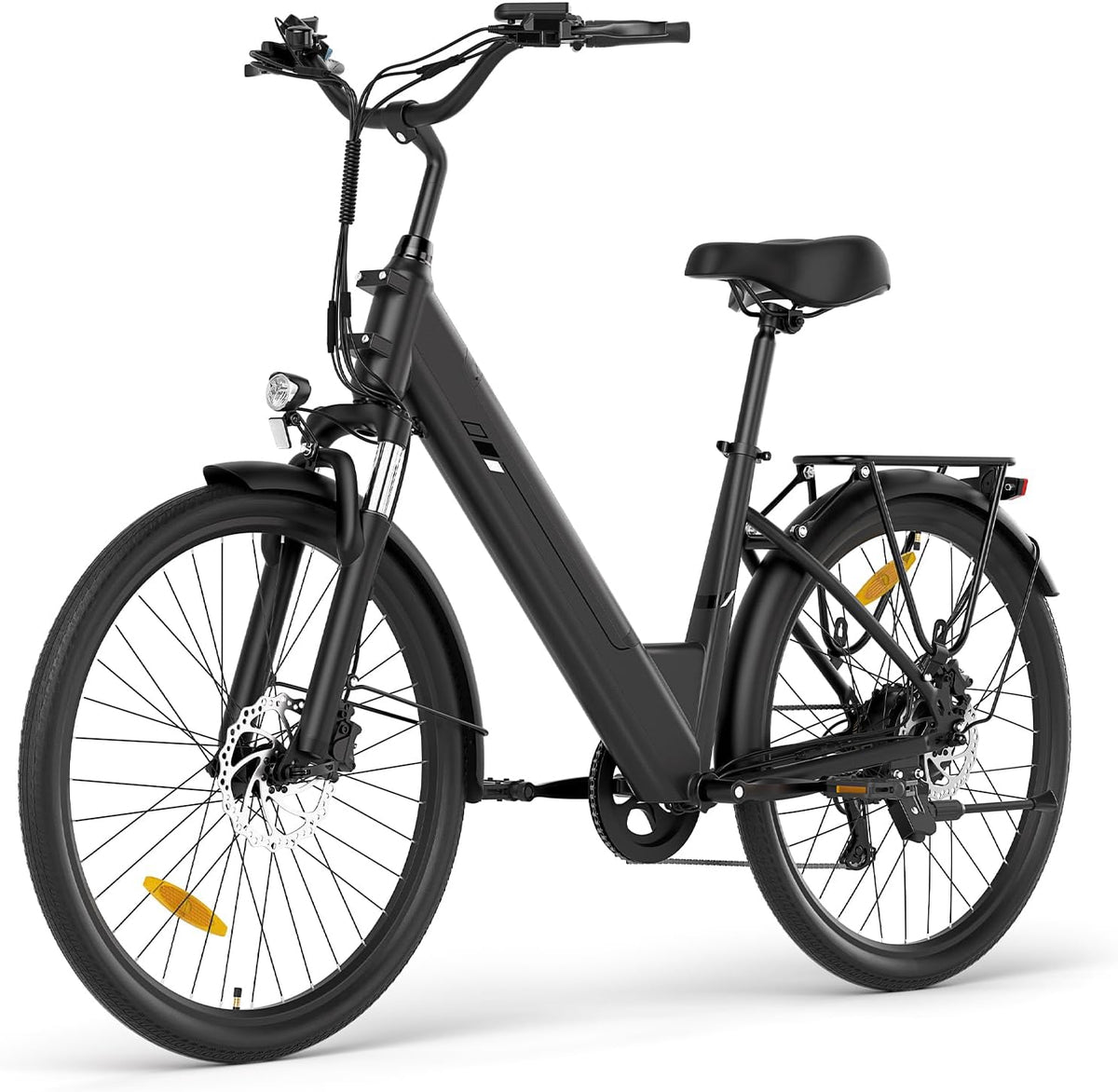 VTC, Vélo de Trekking avec Moteur 250W 45Nm, Touroll, 250 W, 60 mm, 3 niveaux, J2/J2 St/J2 St Pro Vélos électriques, 26' Vélo Électrique Adulte