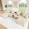 Canapé, 315, 5 × 144 × 84, 5 cm, acier inoxydable, Sapgaks, 65 cm, 55 cm, dossier haut et coussins supplémentaires, Beige