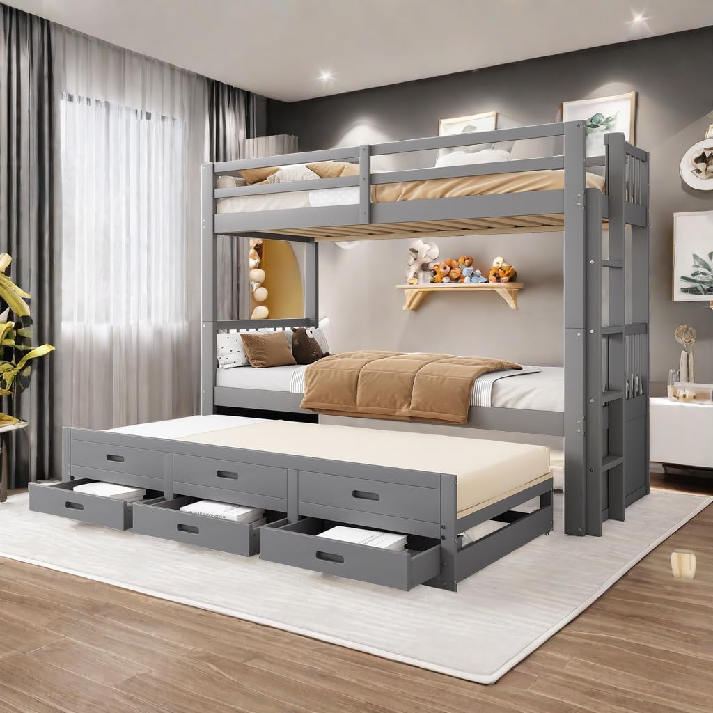 Lit Sapgaks 90x200, 90 × 200 cm, sans Matelas, pour Filles et garçons, 96 × 205 × 160 cm, 90 × 183 cm, 205 × 96 × 160 cm, 75 cm, 15 cm, Gris