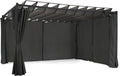 Tonnelle IDMarket, 220 cm, réglable, 3 × 4 M