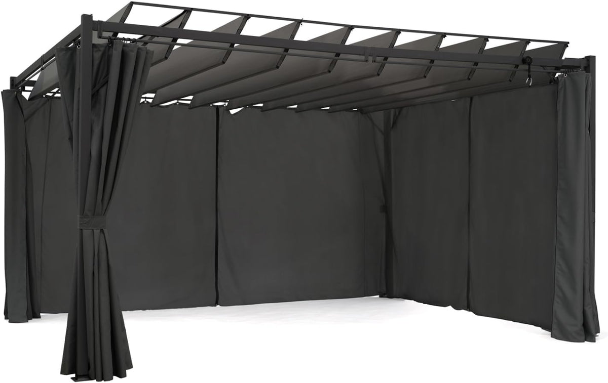 Tonnelle IDMarket, 220 cm, réglable, 3 × 4 M