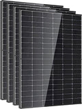 Panneaux solaire monocristallins, verre, 2 mm, DMEGC, 36, 87 V, 44, 22 V, 500Wc, Lot de 4 panneaux solaires 500Wc
