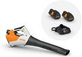 Stihl Souffleur de feuilles, Souffleur BGA 30 avec 2 piles AS2 et un chargeur AL1, 430 m3/h, éclairage LED, réglable