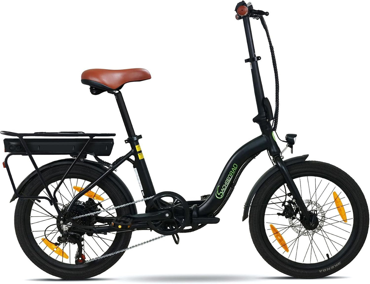 Trottinette électriques, pliable, 20 Pouces, SachsenRAD, 115 dB, 250 W, 13 Ah, 130km, 470Wh