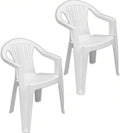 Chaise de jardin, mobilier intérieur extérieur, 56 × 54 × 79 cm, Chaise avec accoudoirs en plastique, SICIGNANO CASALINGHI, 42 cm, balcon