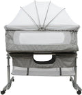 Lit, Pour Chambre, Hauteur en Réglable 71 à 88 cm, SHISHI, 60 kg, 90 cm, 45 cm, 38 cm, Charge Jusqu'à 60 kg, 71-88, Gris, portable
