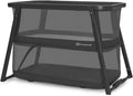 Lit, 15 kg, pour Les déplacements, kk Kinderkraft, 2 niveaux, Jusqu'à 15 kg, De la Naissance à 3 Ans, 2 draps offerts, Gris, Berceau