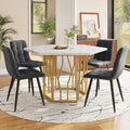 Table, 115, 5 × 100 cm, Pour Salle À Manger, Zepneiy, 59, 8 × 59, 8 cm, 2, 5 cm, 75 cm, 34, 5 cm, 3 cm, 5 Pièces
