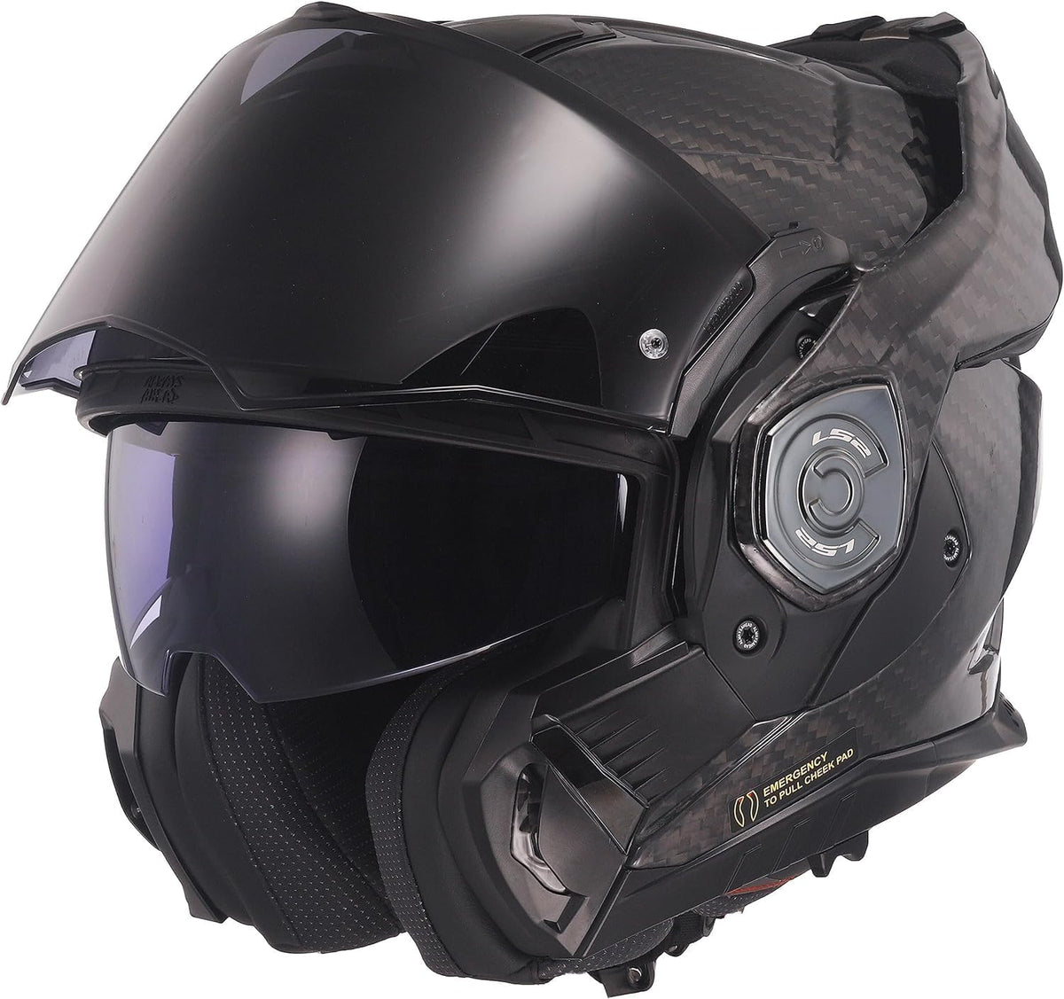 LS2 Casque modulables, Casque modulable Moto ADVANT X Carbon Gloss Carbon