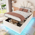Lit, 90 × 200 cm, éclairage LED, pour Enfant, luckdect, 150kg, réglable, Ado, Adulte
