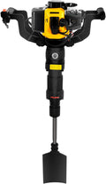 LENDISIY Bêche-tarières, Tombeau à essence 52 cc 2 temps pour poteau de jardin, 1250 W, pelleteuse avec pelle, 6500 tr/min, portable