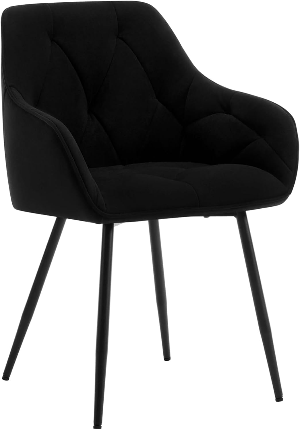 Chaise, WOLTU, Noir, Velours, réglable