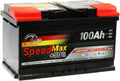 Batterie de voiture, Batterie Auto 100 Ah 850A 12v L4 Puissance Maximale, SpeedMax, 315 × 175 × 190 mm, 12 V, 60 Ah, 110 Ah, 40 Ah, 230 Ah