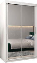 Armoire, Placard Chambre, 16 mm, ABIKSMEBLE, 0, 5 mm, 200 cm, 62 cm, Penderie Vêtement, 5 étagères, 2 portes, Dressing Adulte, Garde Robe