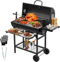 Barbecue, extérieur Smoker avec Temp Gauge, réglable, DEWINNER, portable, fonction gril, BBQ Charcoal Grill, Chicken Roaster, Air Vents