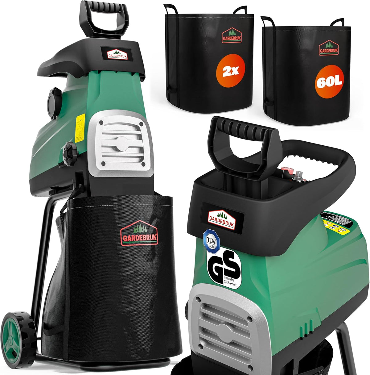 Broyeur, 3.100 W, Gardebruk, 44 mm, 54 tr/min, 3100 W, 2800 W