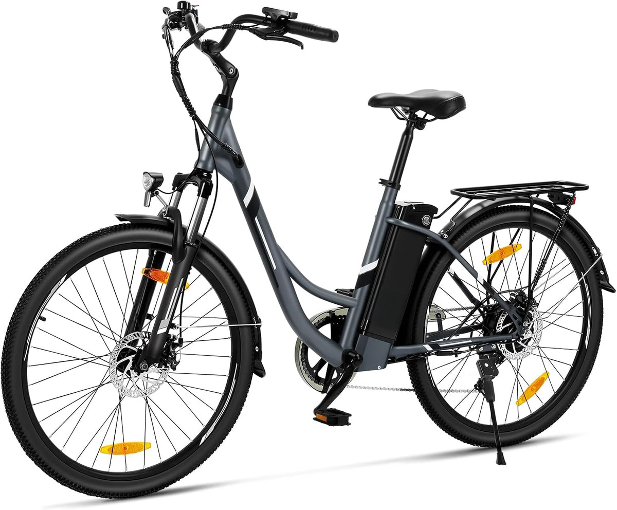 Vélo, 7 Vitesses, E-Bike Urbain pour Adulte, Touroll, 561, 6 Wh, 15, 6 Ah, 250 W, 36V, 15.6Ah, 250W