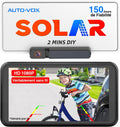 Moniteur PC, 1080P, Caméra de Recul sans Fil Solaire, AUTO-VOX, 5000mAh