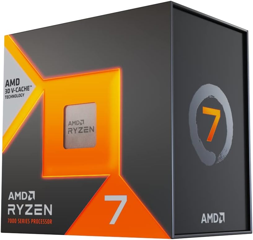 AMD Processeur, 120W, 8 Cœurs/16 Threads, 120W TDP, Socket AM5, Cache 104 Mo, Jusqu'à 5, 0 GHz Fréquence Boost
