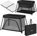 Lit, 15 kg, pliable, lionelo, 2 Niveaux, 104 × 70 cm, 4 cm, 0-15 kg, 2 Niveaux de Hauteur, 3en1, 25kg
