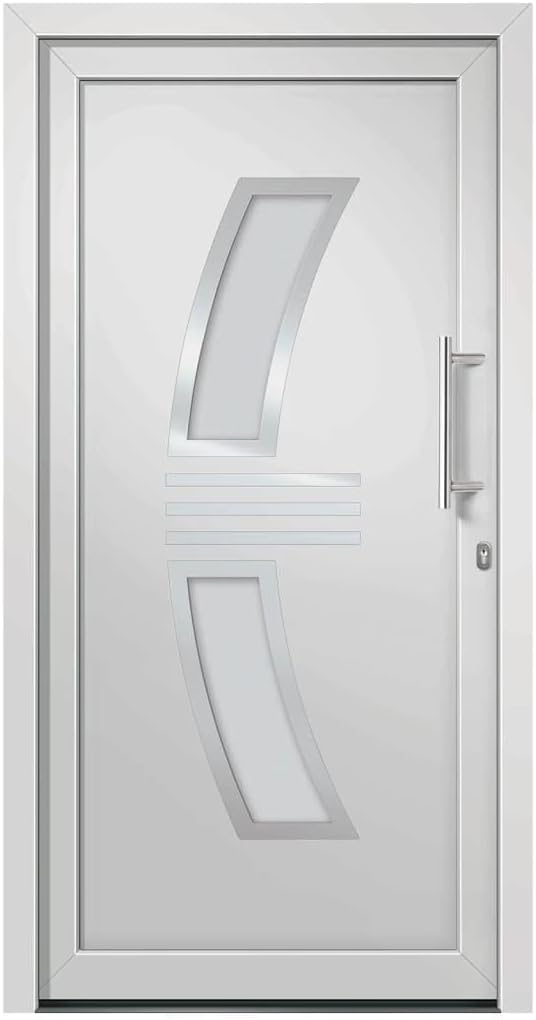 Porte d'entrée, acier inoxydable, réglable, 88 × 200 cm, vidaXL, 98 × 200 cm, 98 × 208 cm, 108 × 200 cm, 108 × 208 cm, 6 × 2, 2 × 0, 15 cm, 1, 2 mm